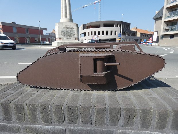 tank memorial ypres salient